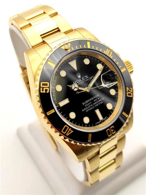 weight of gold rolex submariner|Rolex Submariner size mm.